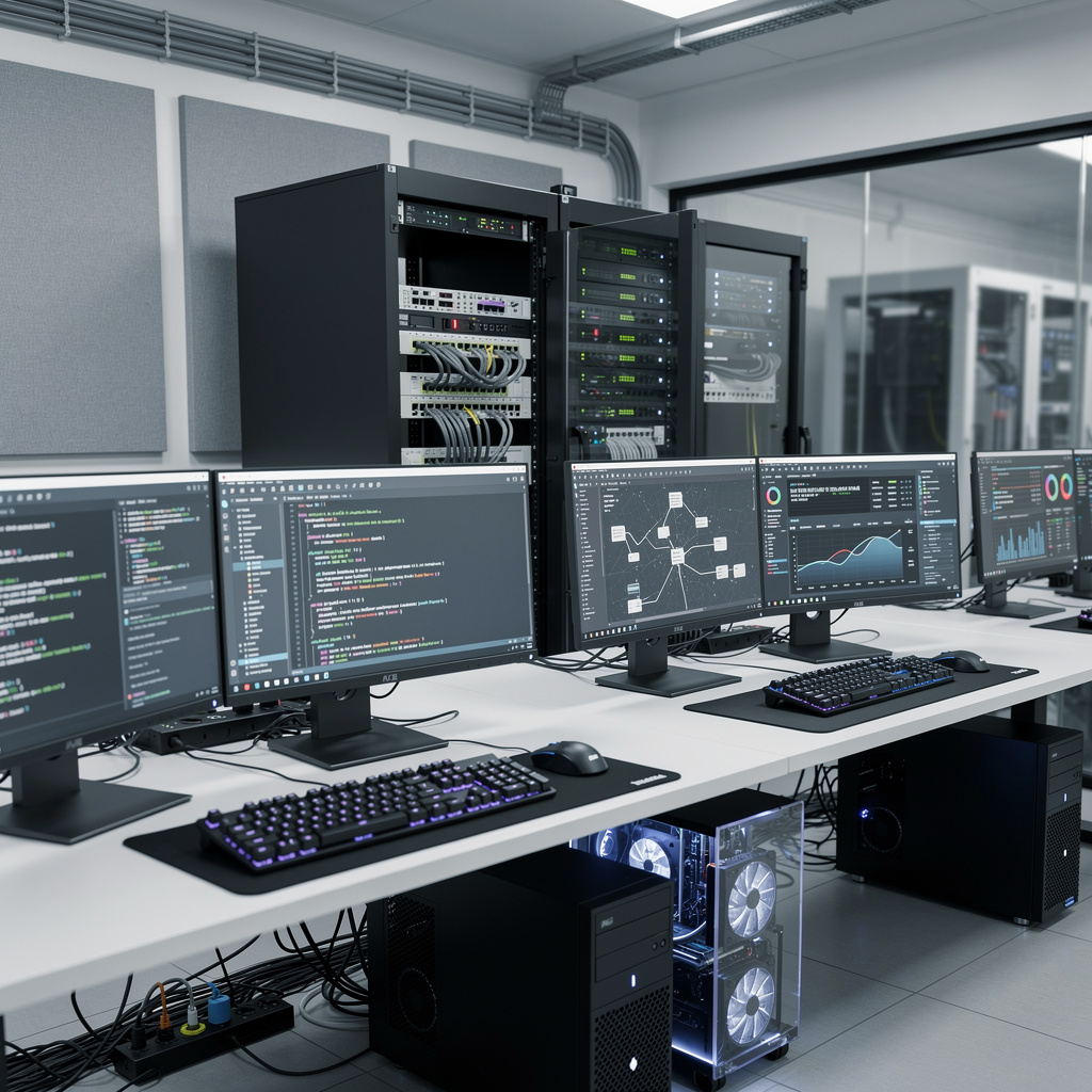 IT Infrastructure Illustration